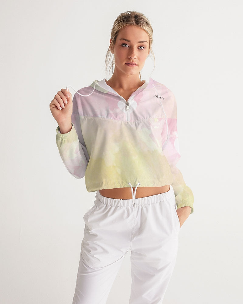 Faded dreams Women's Cropped Windbreaker