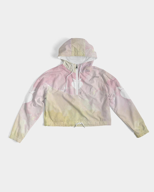 Faded dreams Women's Cropped Windbreaker