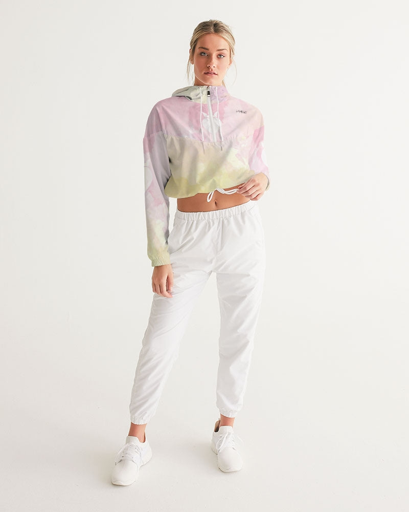 Faded dreams Women's Cropped Windbreaker