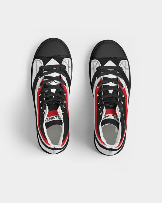 Black Label Men's High-top Canvas Shoe - Black